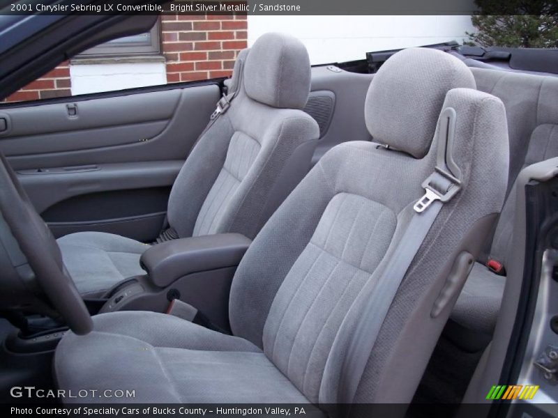  2001 Sebring LX Convertible Sandstone Interior