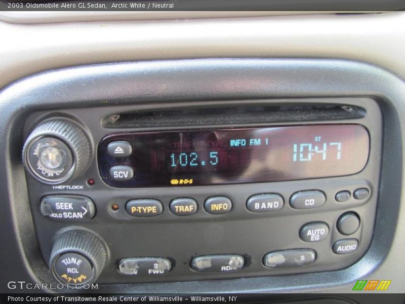 Controls of 2003 Alero GL Sedan