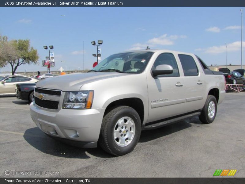 Silver Birch Metallic / Light Titanium 2009 Chevrolet Avalanche LT