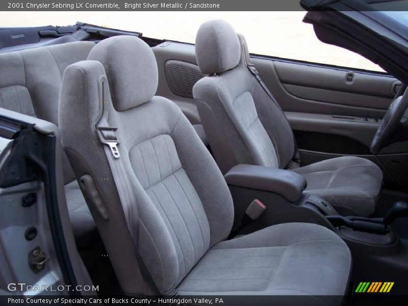  2001 Sebring LX Convertible Sandstone Interior