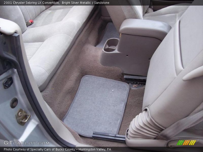  2001 Sebring LX Convertible Sandstone Interior