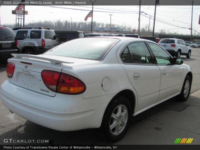 Arctic White / Neutral 2003 Oldsmobile Alero GL Sedan