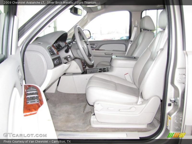  2009 Avalanche LT Light Titanium Interior