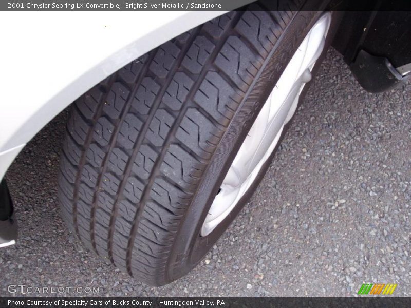 Bright Silver Metallic / Sandstone 2001 Chrysler Sebring LX Convertible
