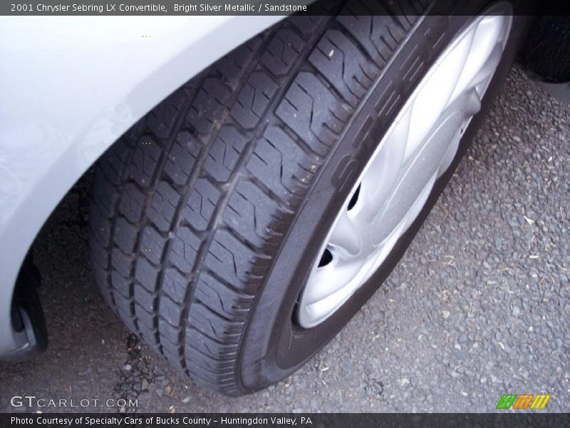 Bright Silver Metallic / Sandstone 2001 Chrysler Sebring LX Convertible