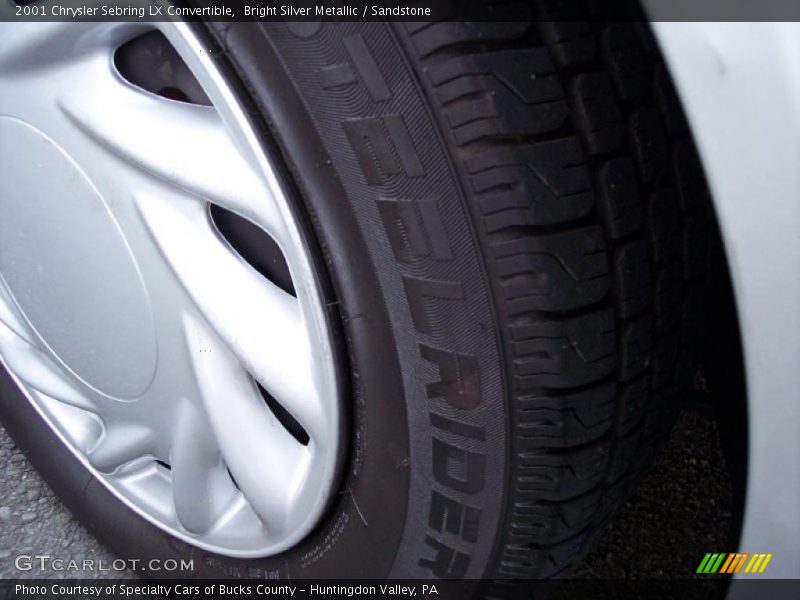 Bright Silver Metallic / Sandstone 2001 Chrysler Sebring LX Convertible