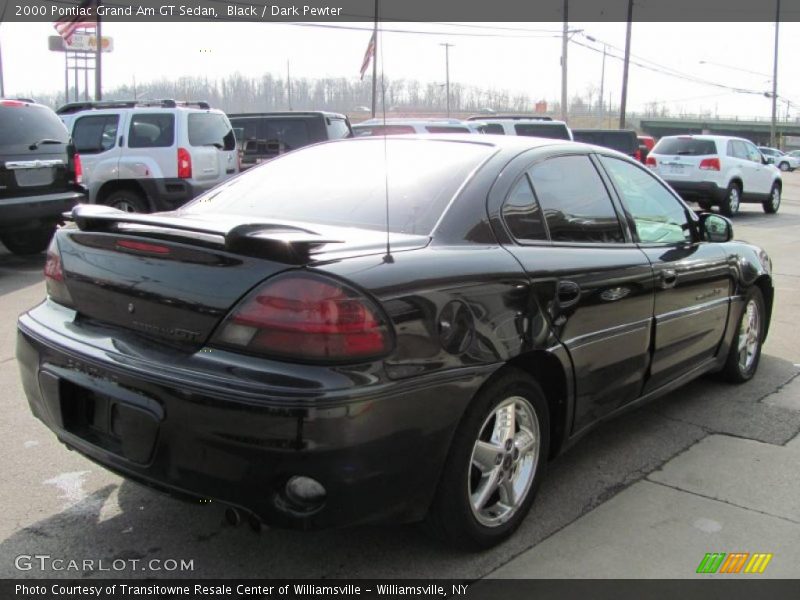 Black / Dark Pewter 2000 Pontiac Grand Am GT Sedan