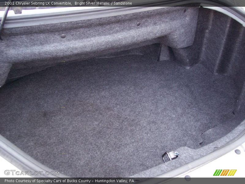  2001 Sebring LX Convertible Trunk