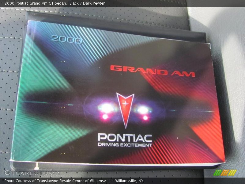 Black / Dark Pewter 2000 Pontiac Grand Am GT Sedan