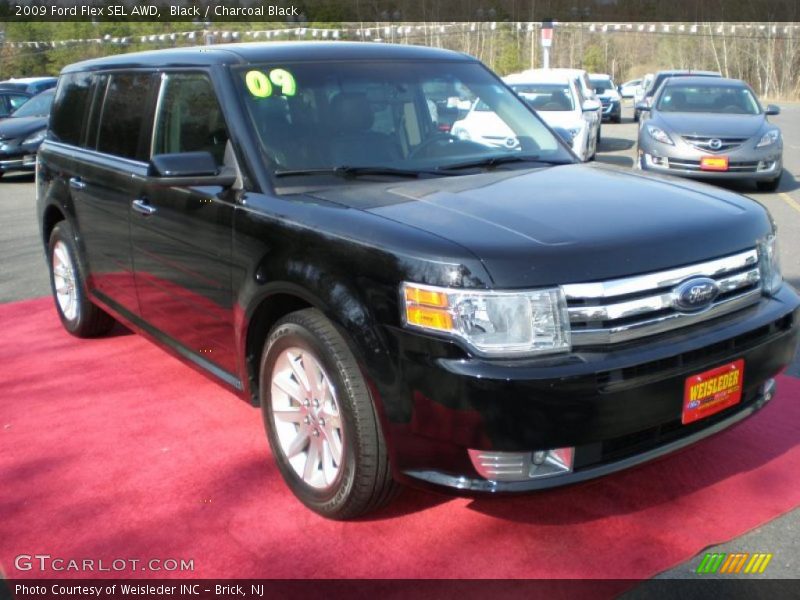 Black / Charcoal Black 2009 Ford Flex SEL AWD