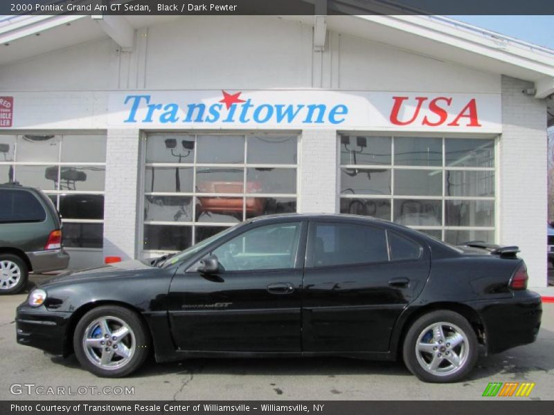 Black / Dark Pewter 2000 Pontiac Grand Am GT Sedan