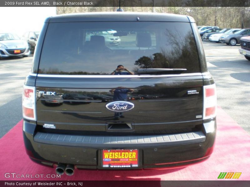 Black / Charcoal Black 2009 Ford Flex SEL AWD