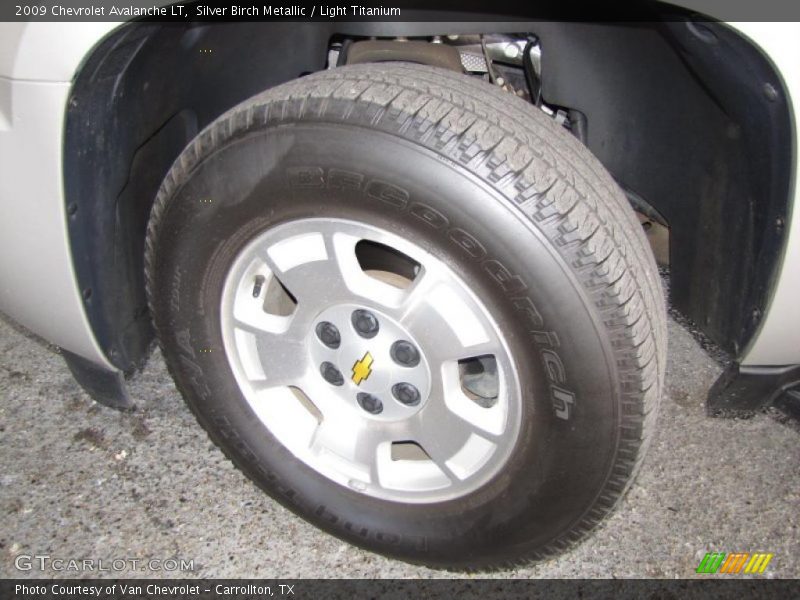 Silver Birch Metallic / Light Titanium 2009 Chevrolet Avalanche LT