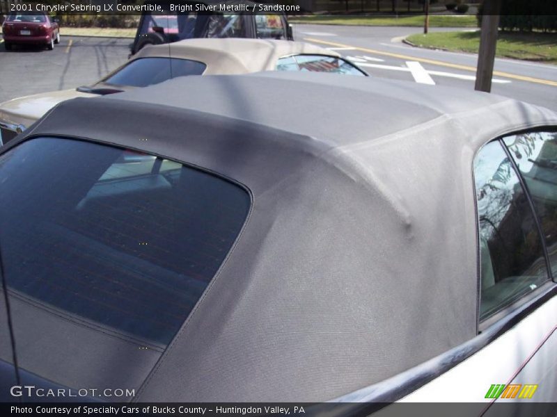 Bright Silver Metallic / Sandstone 2001 Chrysler Sebring LX Convertible