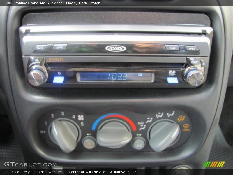 Black / Dark Pewter 2000 Pontiac Grand Am GT Sedan
