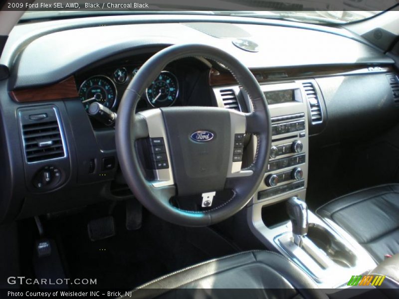 Black / Charcoal Black 2009 Ford Flex SEL AWD