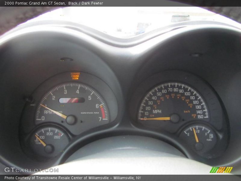  2000 Grand Am GT Sedan GT Sedan Gauges