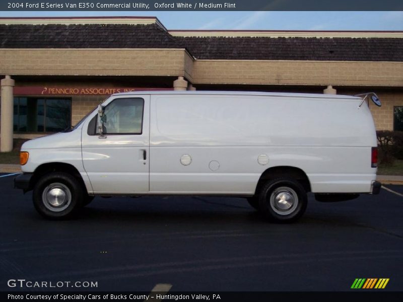 Oxford White / Medium Flint 2004 Ford E Series Van E350 Commercial Utility