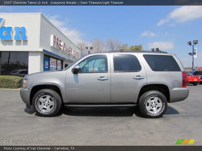 Graystone Metallic / Dark Titanium/Light Titanium 2007 Chevrolet Tahoe LS 4x4