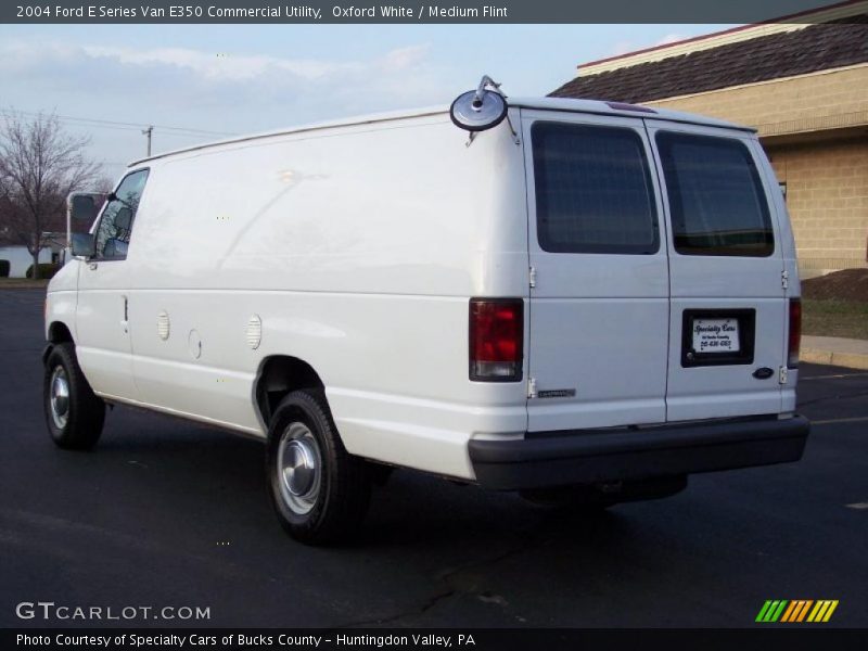 Oxford White / Medium Flint 2004 Ford E Series Van E350 Commercial Utility