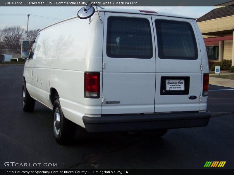 Oxford White / Medium Flint 2004 Ford E Series Van E350 Commercial Utility
