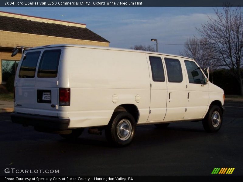 Oxford White / Medium Flint 2004 Ford E Series Van E350 Commercial Utility