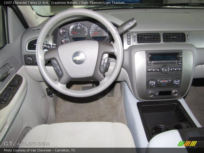 Graystone Metallic / Dark Titanium/Light Titanium 2007 Chevrolet Tahoe LS 4x4