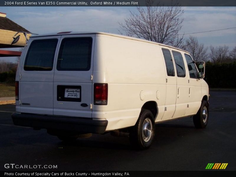 Oxford White / Medium Flint 2004 Ford E Series Van E350 Commercial Utility