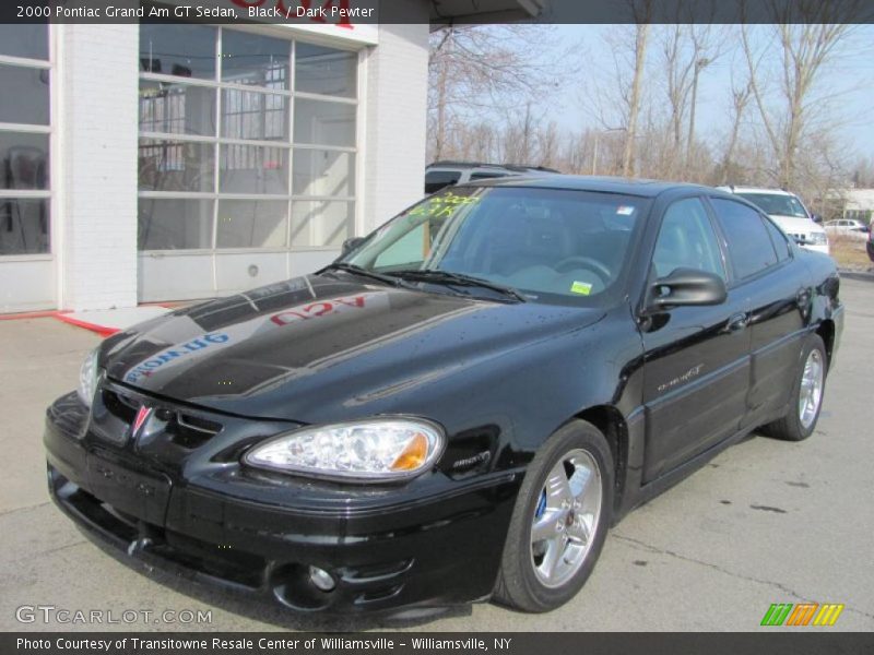 Black / Dark Pewter 2000 Pontiac Grand Am GT Sedan