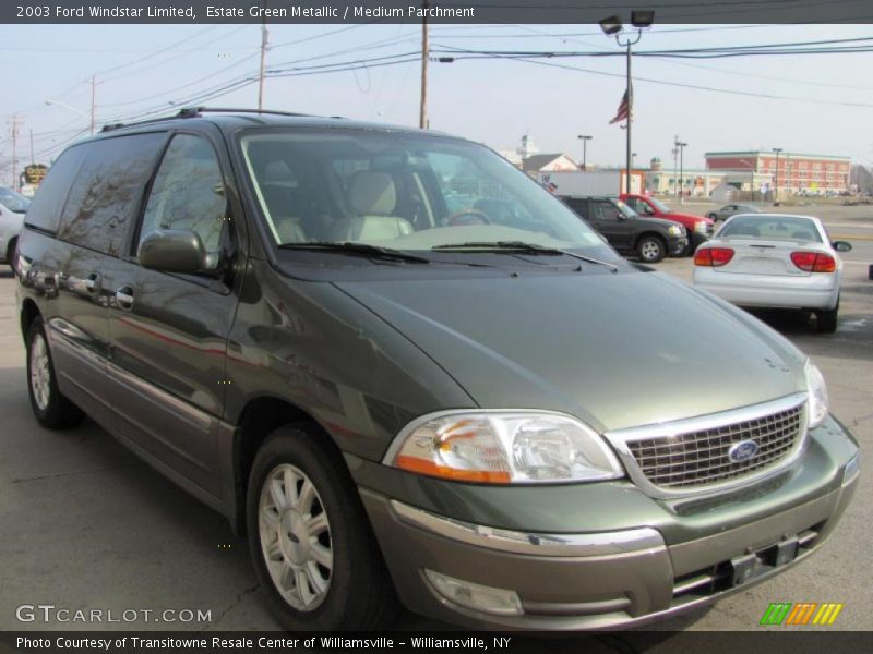 Estate Green Metallic / Medium Parchment 2003 Ford Windstar Limited