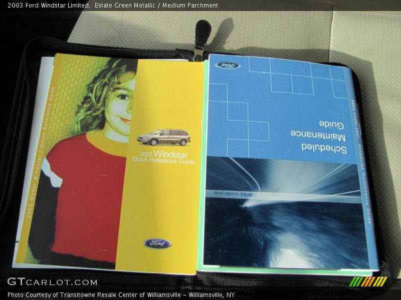 Estate Green Metallic / Medium Parchment 2003 Ford Windstar Limited