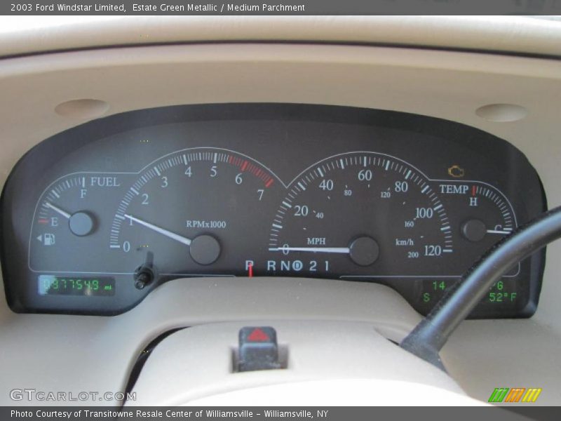  2003 Windstar Limited Limited Gauges