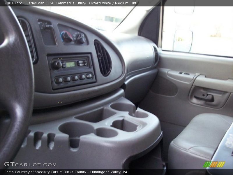 Oxford White / Medium Flint 2004 Ford E Series Van E350 Commercial Utility
