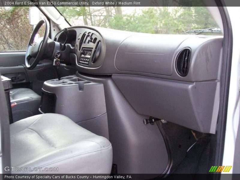 Oxford White / Medium Flint 2004 Ford E Series Van E350 Commercial Utility