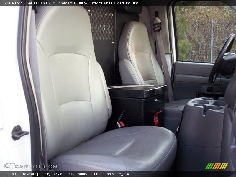 Oxford White / Medium Flint 2004 Ford E Series Van E350 Commercial Utility