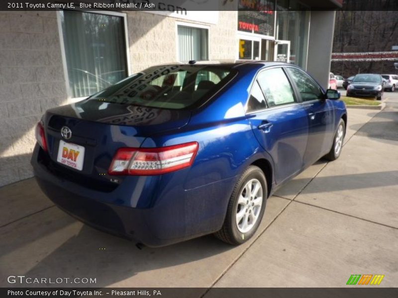 Blue Ribbon Metallic / Ash 2011 Toyota Camry LE