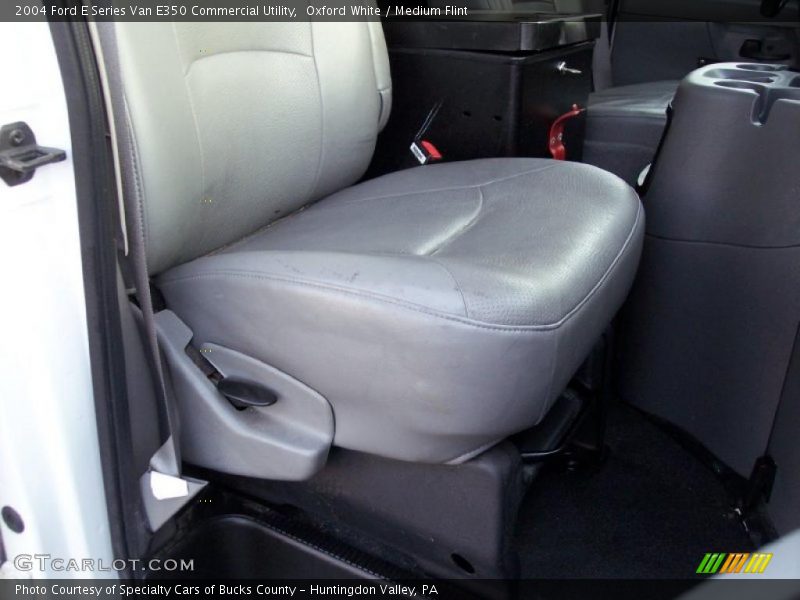 Oxford White / Medium Flint 2004 Ford E Series Van E350 Commercial Utility