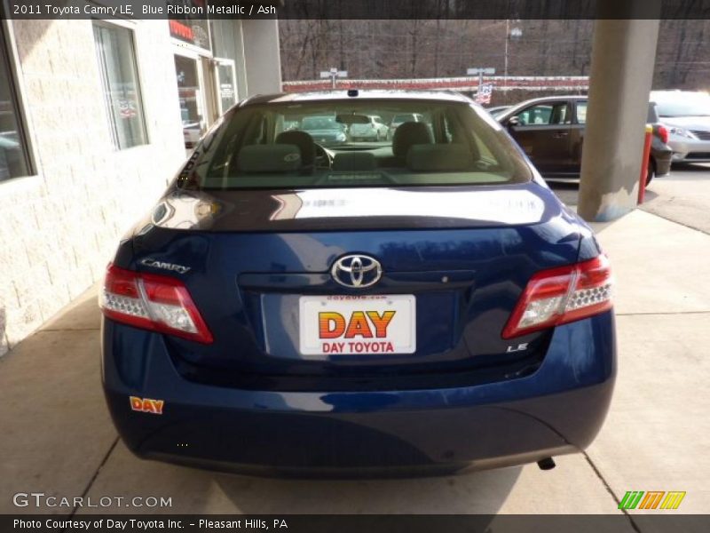 Blue Ribbon Metallic / Ash 2011 Toyota Camry LE