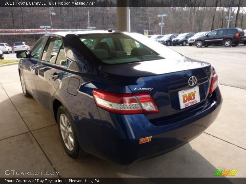 Blue Ribbon Metallic / Ash 2011 Toyota Camry LE