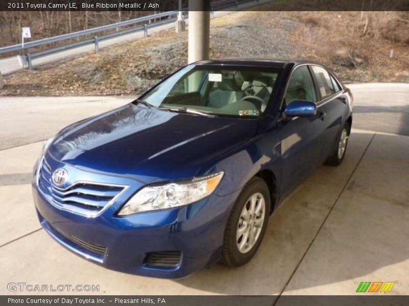 Blue Ribbon Metallic / Ash 2011 Toyota Camry LE