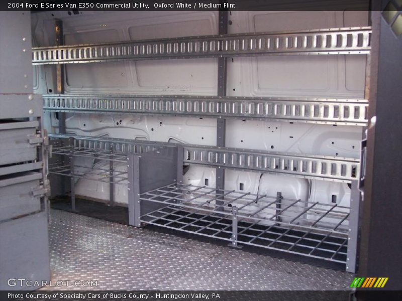Oxford White / Medium Flint 2004 Ford E Series Van E350 Commercial Utility