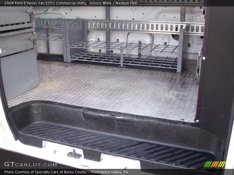 Oxford White / Medium Flint 2004 Ford E Series Van E350 Commercial Utility