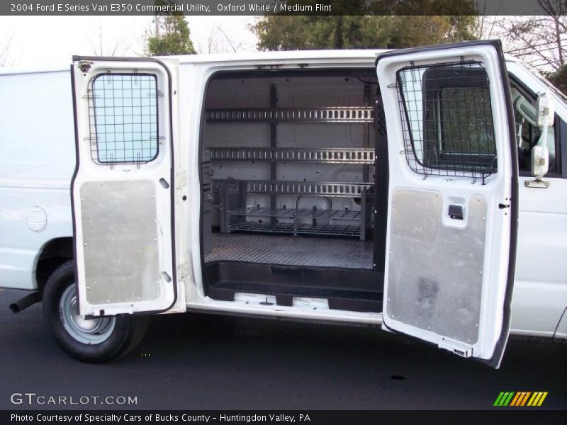 Oxford White / Medium Flint 2004 Ford E Series Van E350 Commercial Utility