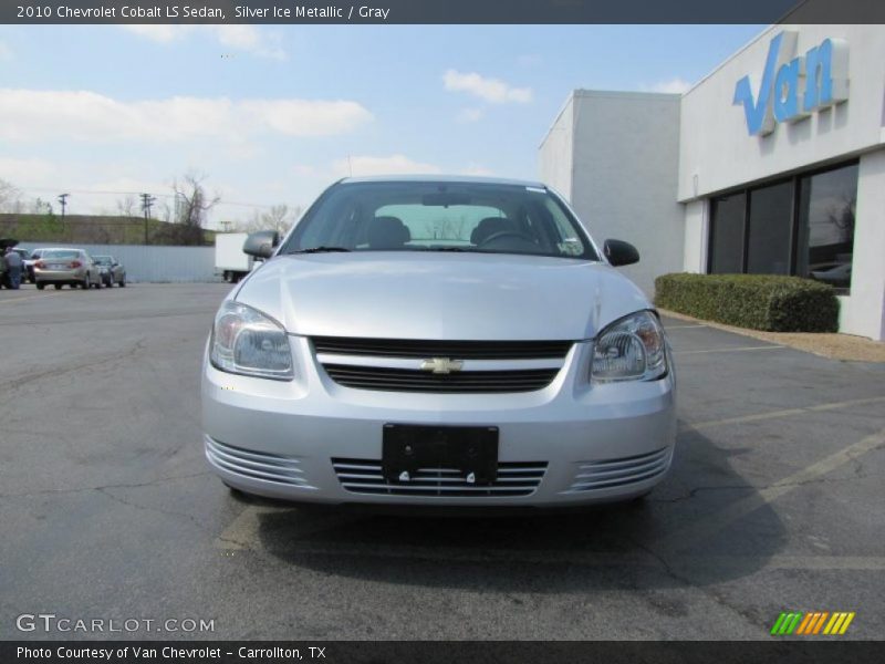 Silver Ice Metallic / Gray 2010 Chevrolet Cobalt LS Sedan