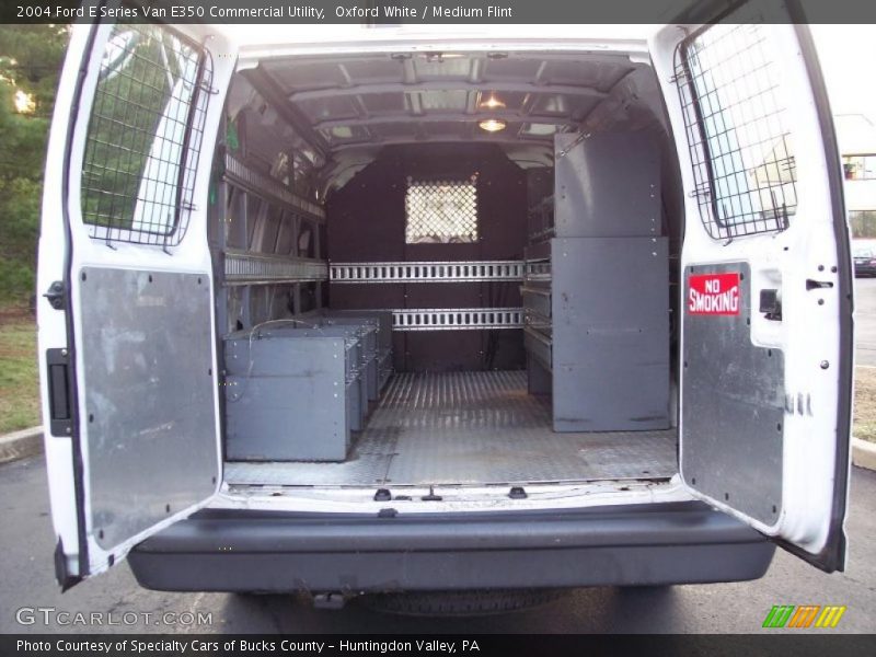 Oxford White / Medium Flint 2004 Ford E Series Van E350 Commercial Utility