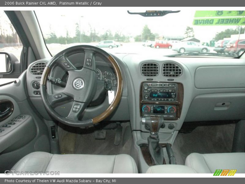 Platinum Metallic / Gray 2006 Buick Rainier CXL AWD