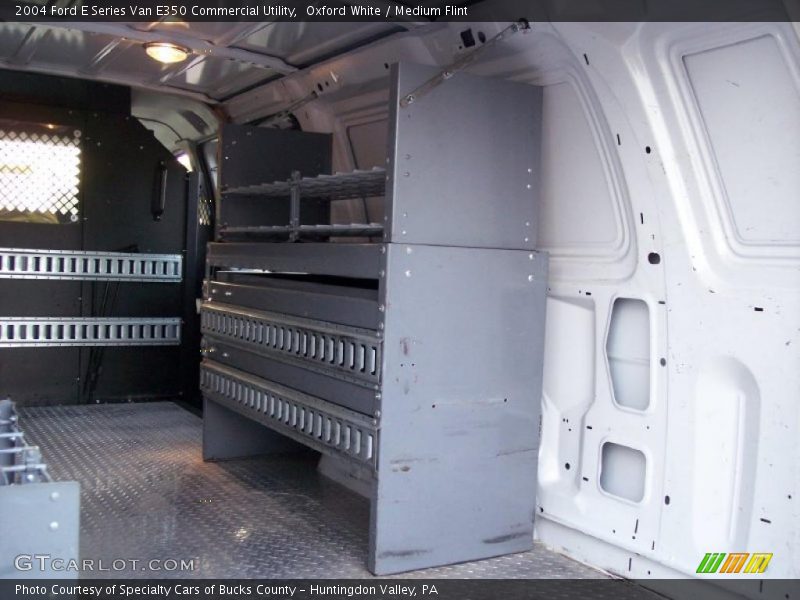 Oxford White / Medium Flint 2004 Ford E Series Van E350 Commercial Utility