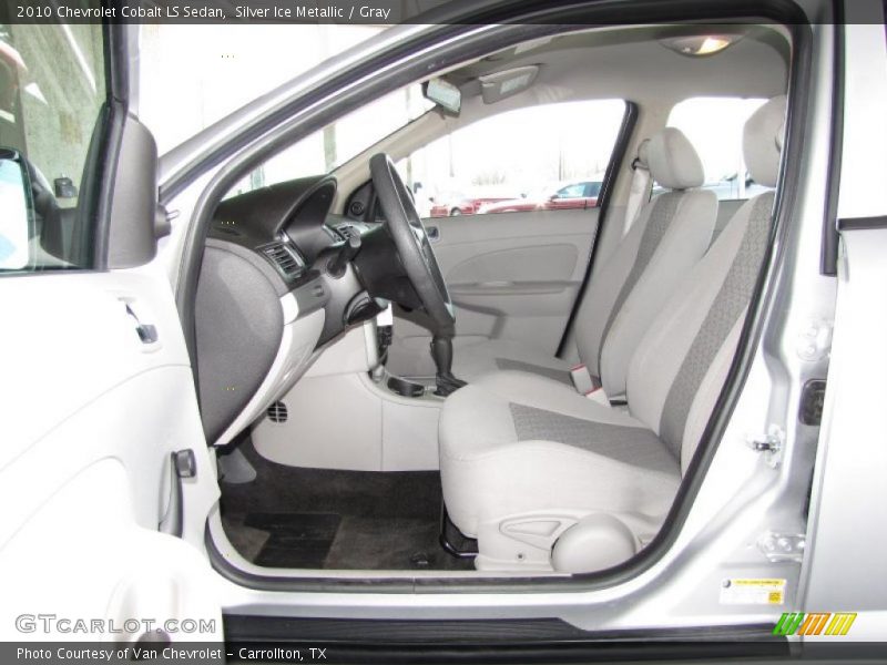 Silver Ice Metallic / Gray 2010 Chevrolet Cobalt LS Sedan