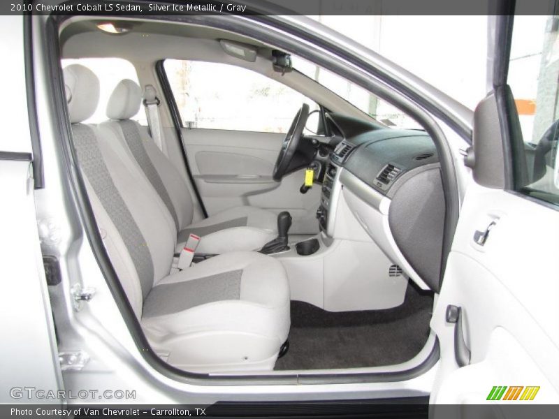Silver Ice Metallic / Gray 2010 Chevrolet Cobalt LS Sedan