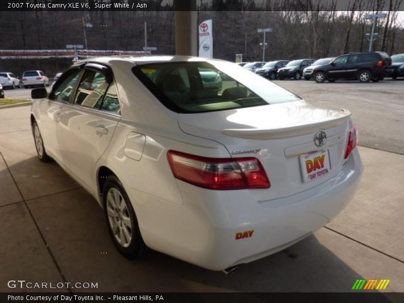 Super White / Ash 2007 Toyota Camry XLE V6